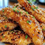 Air Fryer Honey Butter Garlic Chicken Tenders