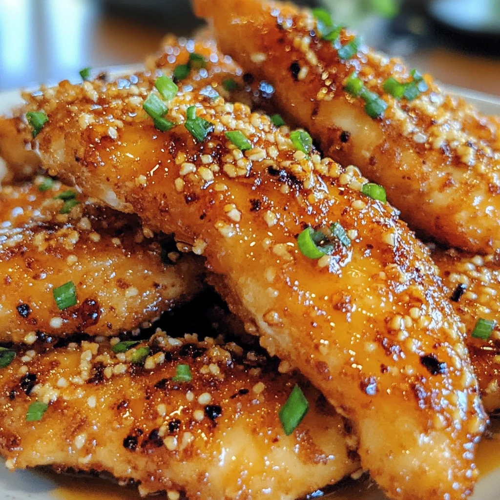 Air Fryer Honey Butter Garlic Chicken Tenders