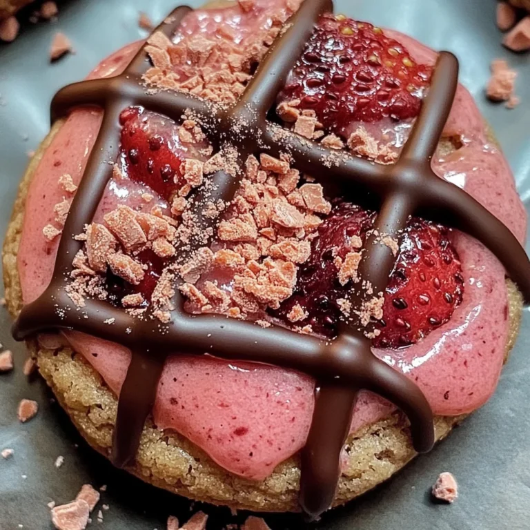 Chocolate Covered Strawberry Cookies