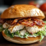 Chopped Chicken Bacon Ranch Sandwich Recipe