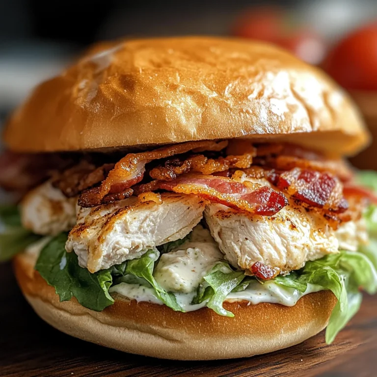 Chopped Chicken Bacon Ranch Sandwich Recipe
