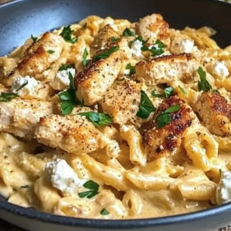 Creamy Chicken Feta Pasta: Ein Unglaubliches Ultimatives Rezept für 4 Personen