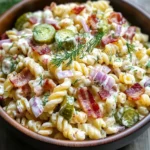 Dill Pickle Bacon Pasta Salad That Will Wow Your Taste Buds
