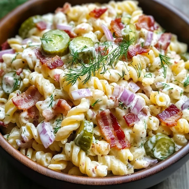 Dill Pickle Bacon Pasta Salad That Will Wow Your Taste Buds