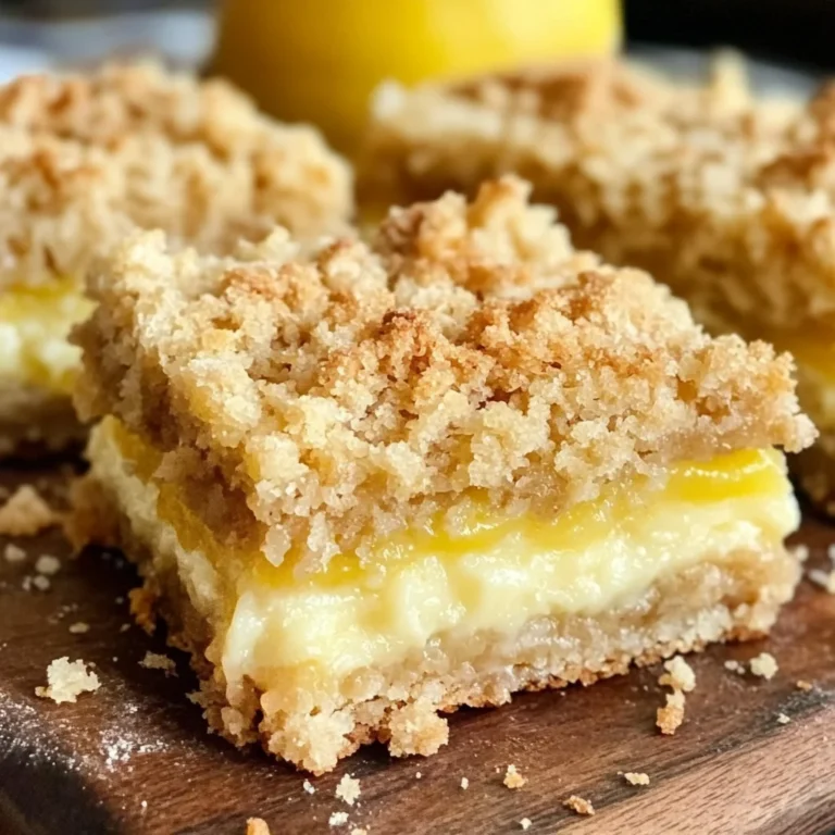 Homemade Lemon Crumb Bars