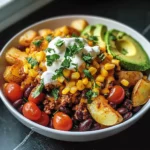 Loaded Potato Taco Bowl