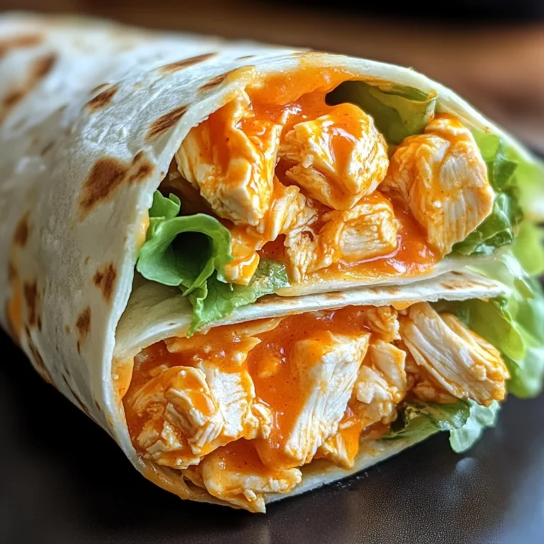 5 Minute Buffalo Chicken Wraps
