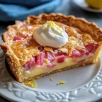 Best Rhubarb Lemon Pie