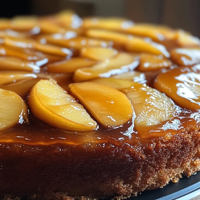 Caramel Apple Upside-Down Cake