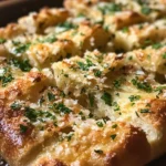 Classic Garlic Bread Focaccia