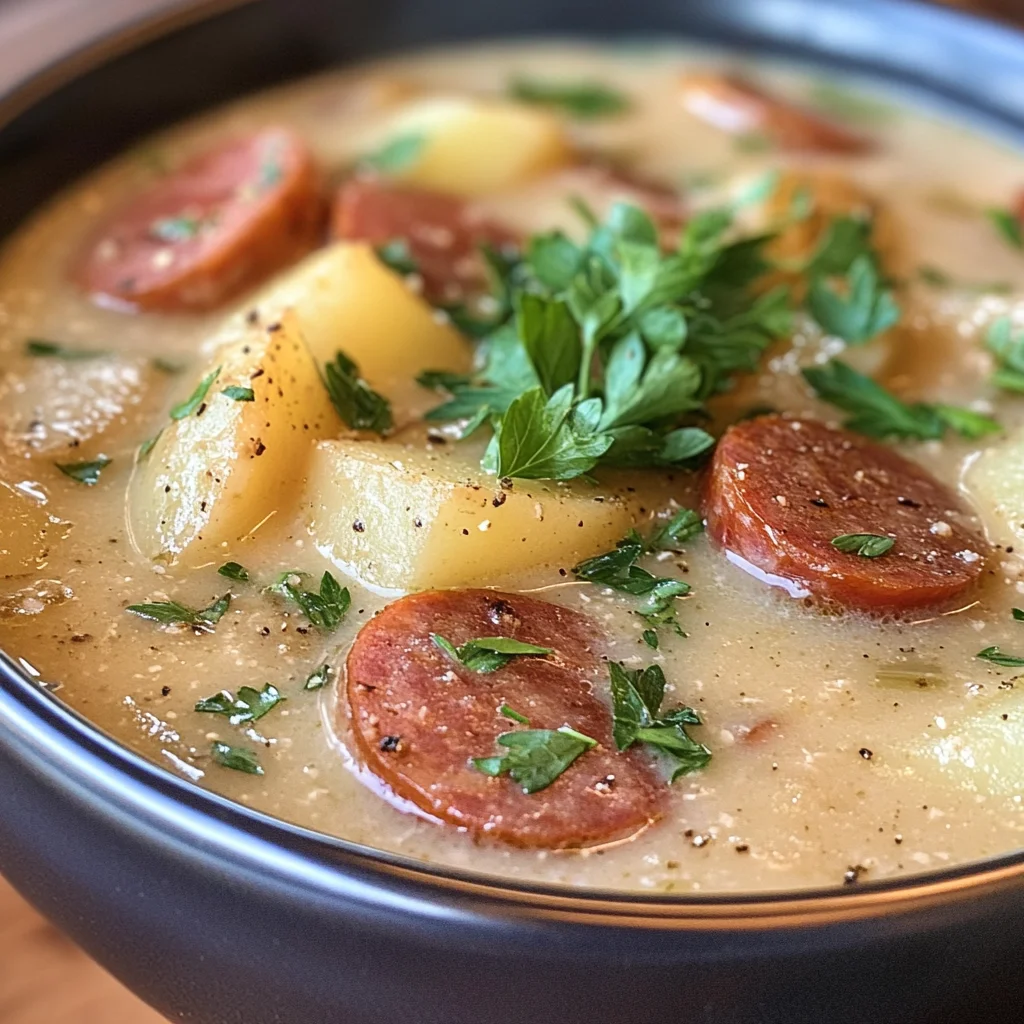 Cozy Kielbasa Potato Soup