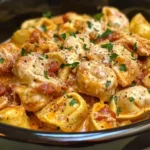 Creamy Crockpot Marry Me Chicken Tortellini Recipe Easy Homemade Dinner