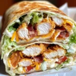 Crispy Chicken Bacon Ranch Wrap Recipe