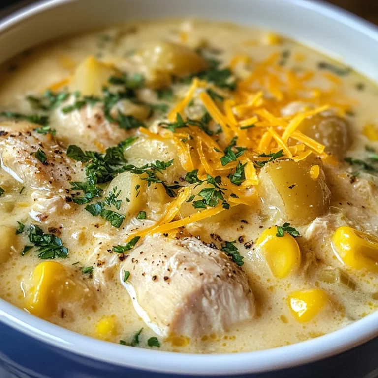 Crockpot Chicken Corn Chowder