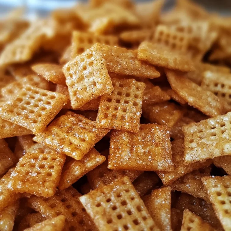 Easy Cinnamon Sugar Chex Mix Recipe