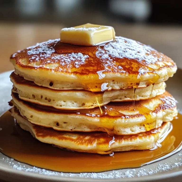 Fluffy Pancakes: Cloud-Light and Buttery