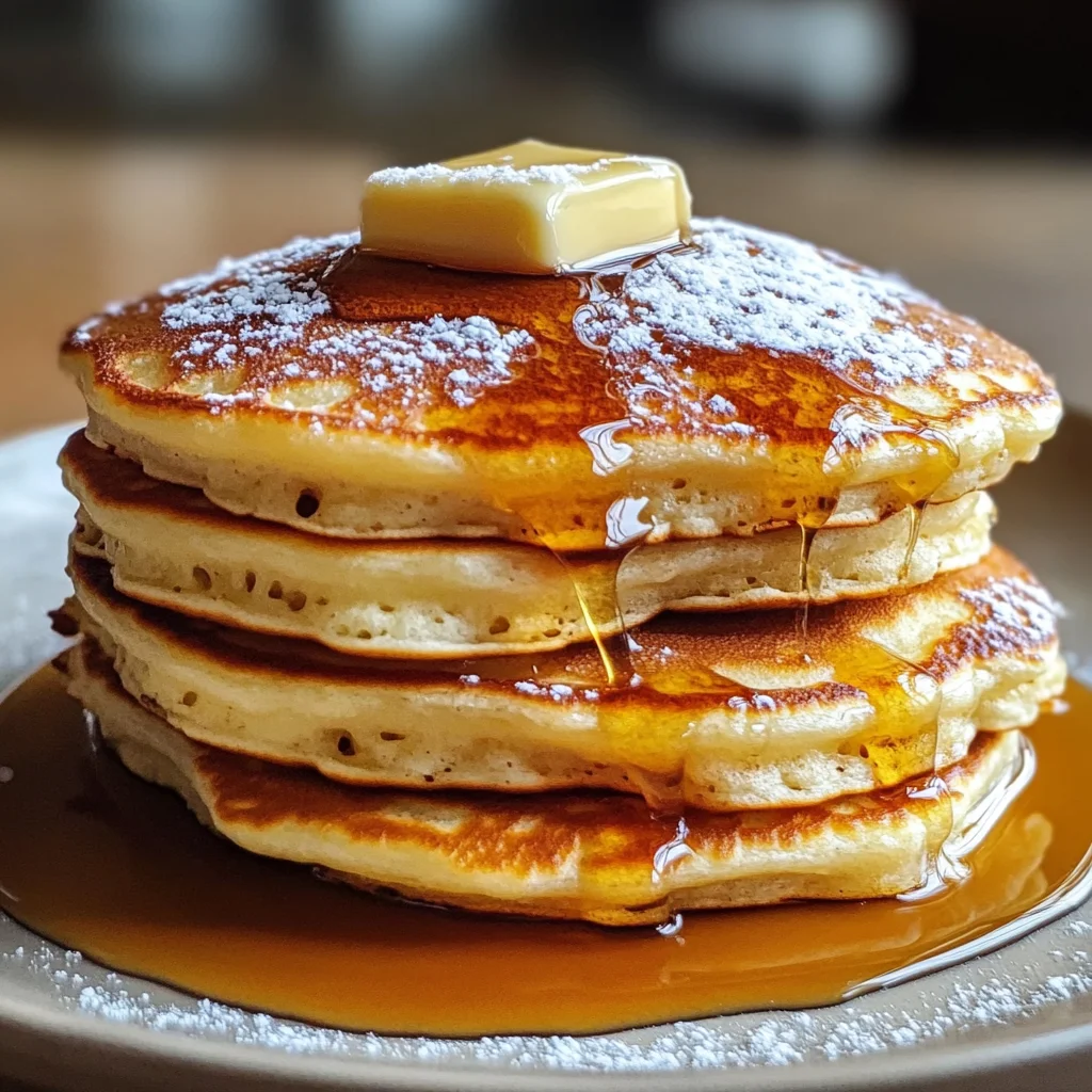 Fluffy Pancakes: Cloud-Light and Buttery