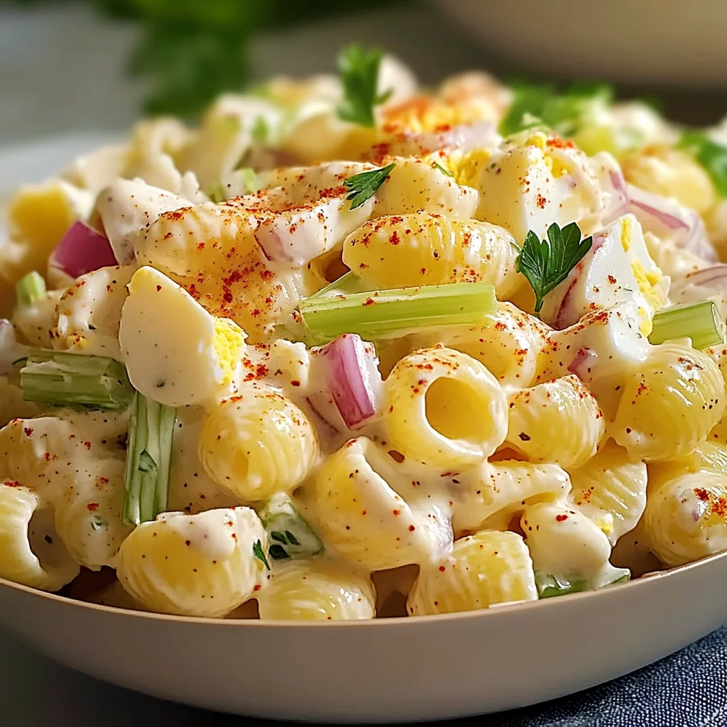 Irresistible Creamy Amish Pasta Salad