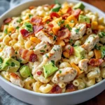 Irresistible Creamy Chicken Pasta Salad