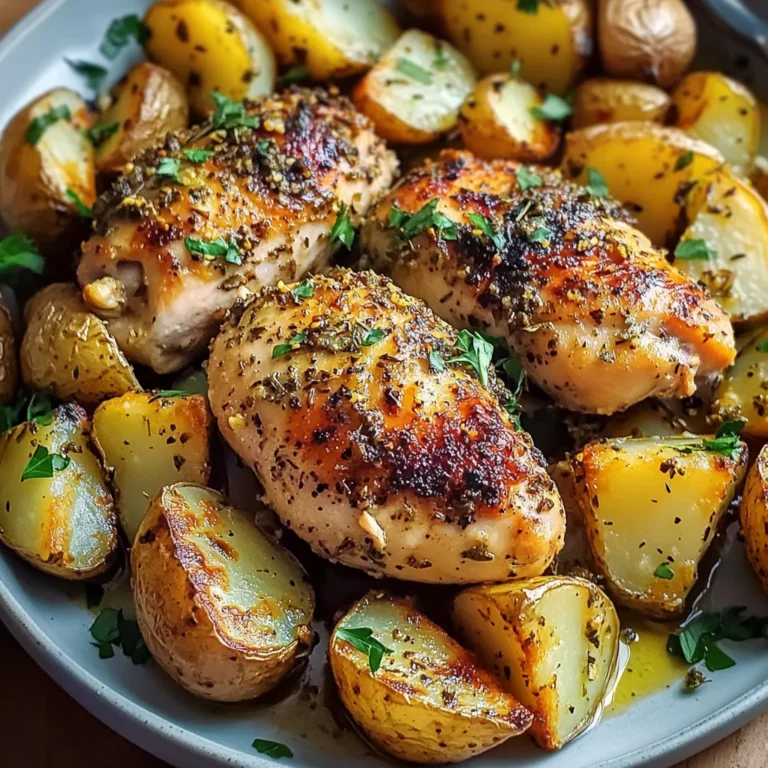 Juicy Greek Chicken with Potatoes