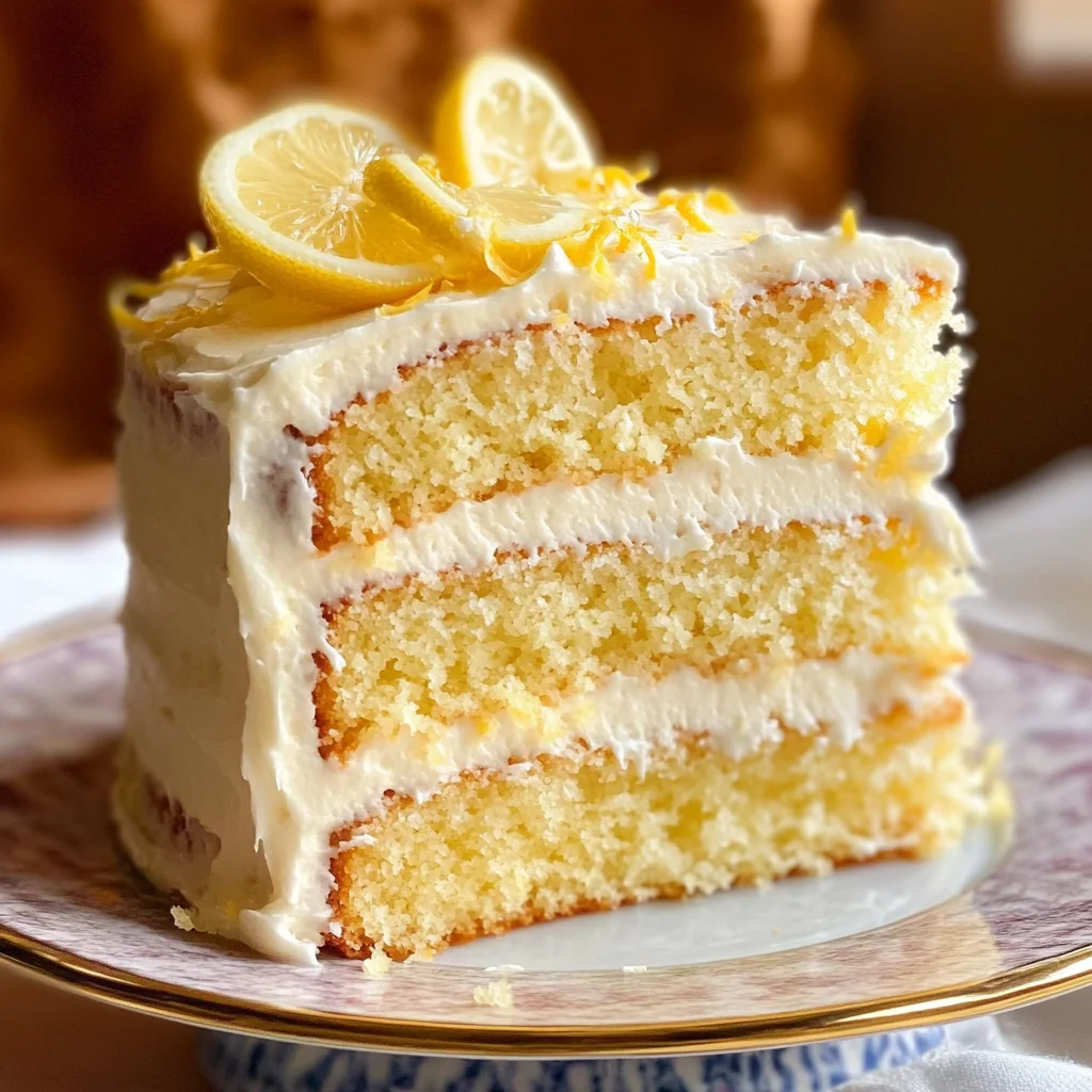 Lemon Layer Cake Recipe