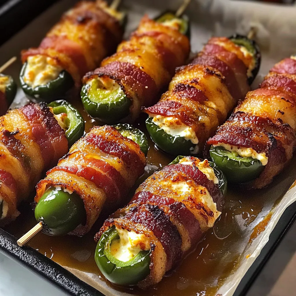Mouthwatering Bacon Wrapped Jalapeño Poppers