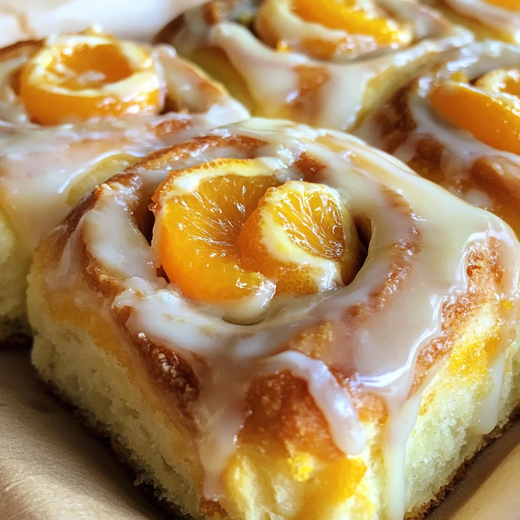 Orange Creamsicle Cinnamon Rolls