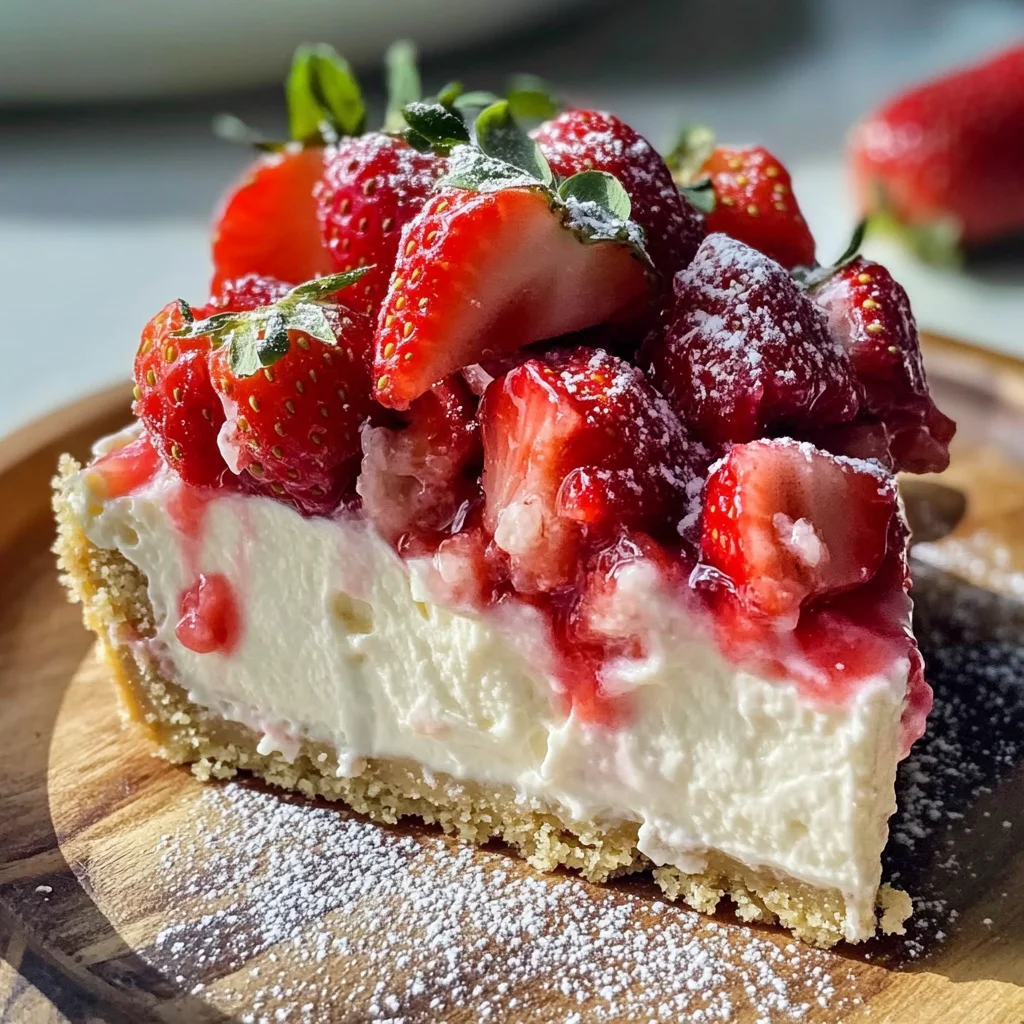 Strawberry Shortcake Cheesecake