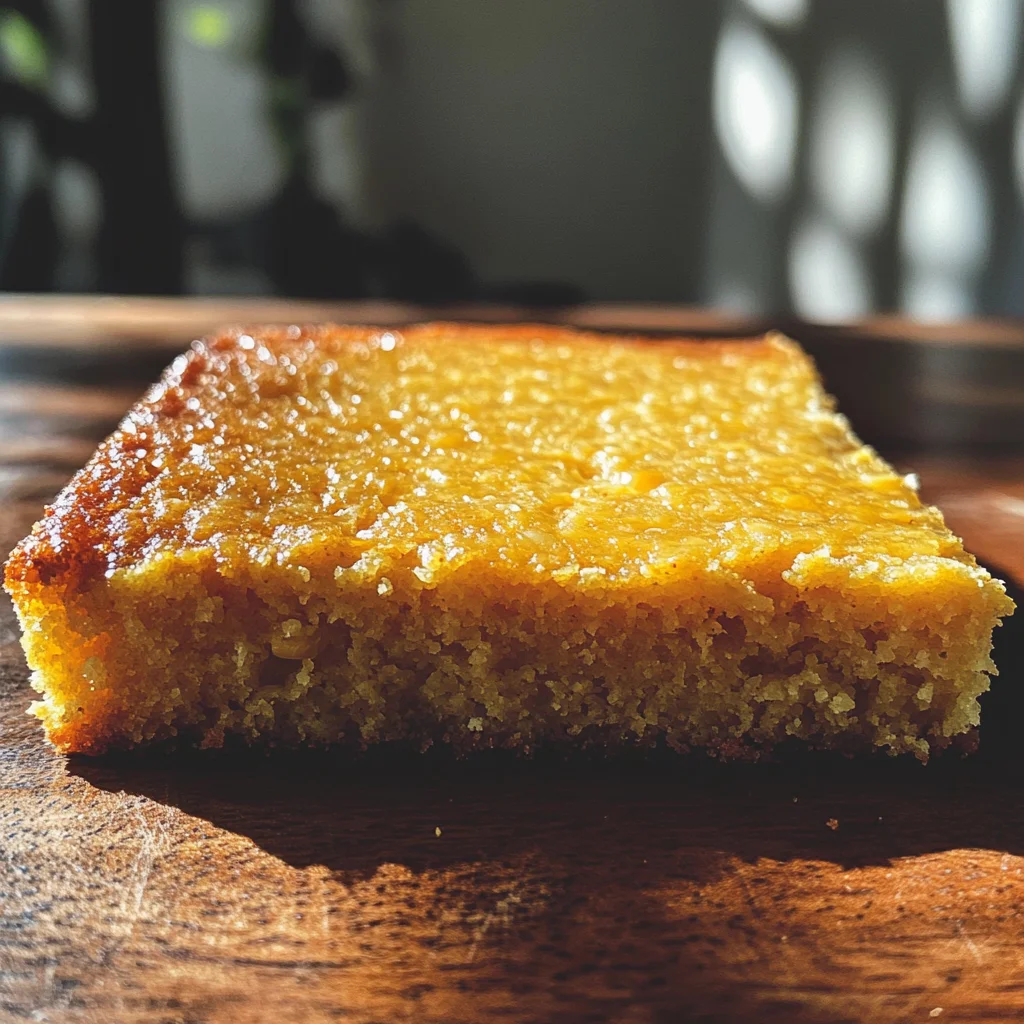 Sweet and Moist Homemade Cornbread