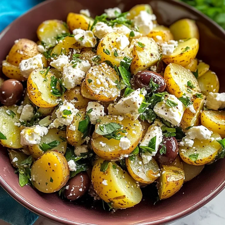 Tangy Greek Potato Salad with Feta