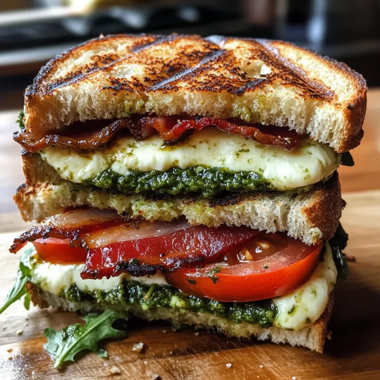 Tasty BLT Panini Sandwich - theamazingfood